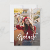 Moderner Abschluss 2025 Foto 2 Ankündigung (Vorderseite)