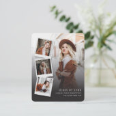 Moderner Abschluss 2025 Grad Foto Ankündigung (Stehend Vorderseite)