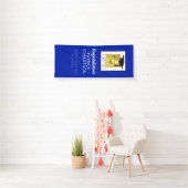 Moderner Abschluss 20XX GRAD Royal Blue & Gold Doo Banner (Insitu)