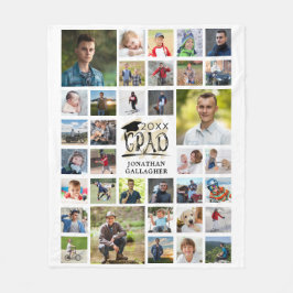 Moderner Abschluss 35 Foto Collage GRAD Fleecedecke