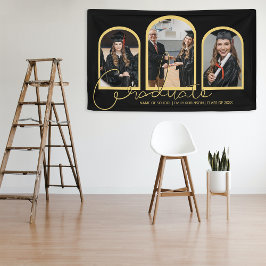 Moderner Abschluss | 3 Arted Foto Collage Banner