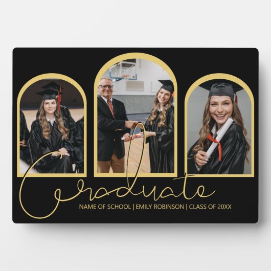 Moderner Abschluss | 3 Arted Foto Collage Fotoplatte (Vorderseite)