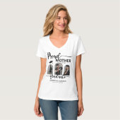Moderner Abschluss | 3 Arted Foto Collage T-Shirt (Vorderseite Vollansicht)
