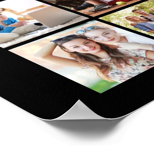 Moderner Abschluss 45 FotoCollage - benutzerdefini Poster (Ecke)