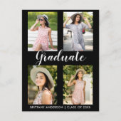 Moderner Abschluss 4 Foto Ankündigung (Vorderseite)