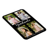 Moderner Abschluss 4 Foto Ankündigung Magnet (Rechte Seite)