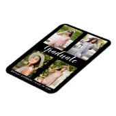 Moderner Abschluss 4 Foto Ankündigung Magnet (Linke Seite)