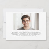 Moderner Abschluss 5 Foto Law School Ankündigung (Rückseite)