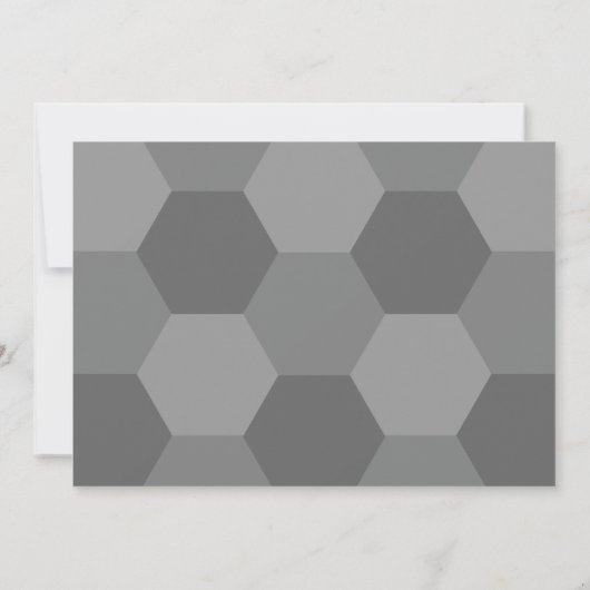 Moderner Abschluss Abstrakt Grau Save the Date Einladung (Rückseite)