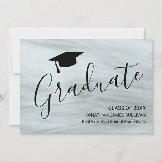 Moderner Abschluss Ankündigung (Vorderseite)