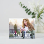 Moderner Abschluss | Ankündigung des Graduate Foto (Stehend Vorderseite)