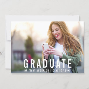 Moderner Abschluss   Ankündigung des Graduate Foto