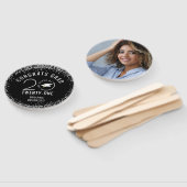 Moderner Abschluss Black Stylish Class Year Fächer (Non-assembled)