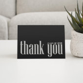 Moderner Abschluss Einfache Typografie Karte