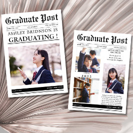 Moderner Abschluss Einladung