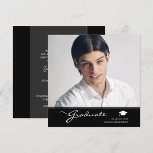 Moderner Abschluss   Elegantes Script Trendy 1 Fot Ankündigung