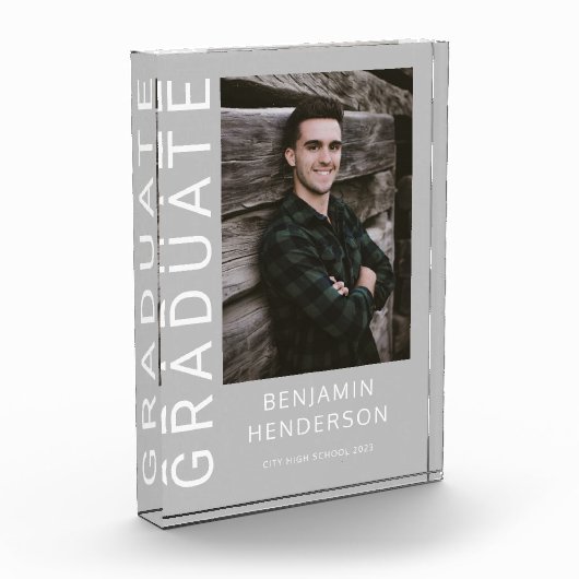 Moderner Abschluss Fotoblock (Links)