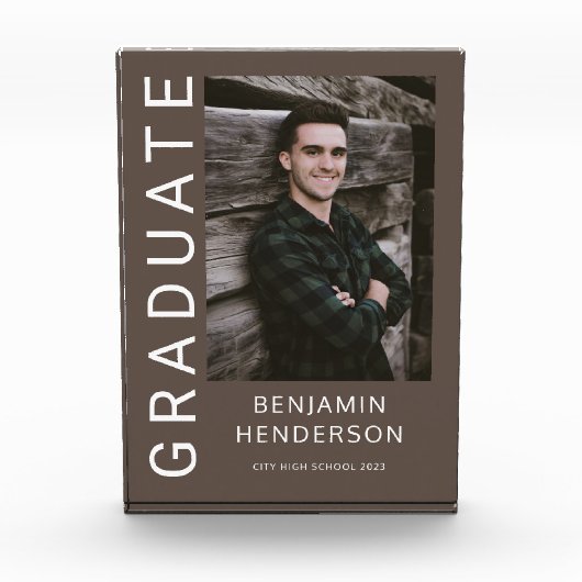 Moderner Abschluss Fotoblock (Vorderseite)