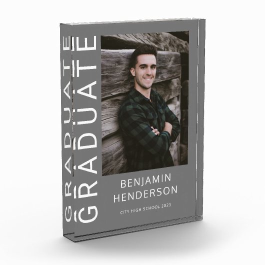 Moderner Abschluss Fotoblock (Links)