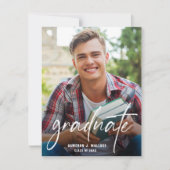 Moderner Abschluss für benutzerdefinierte Foto für Ankündigung (Vorderseite)