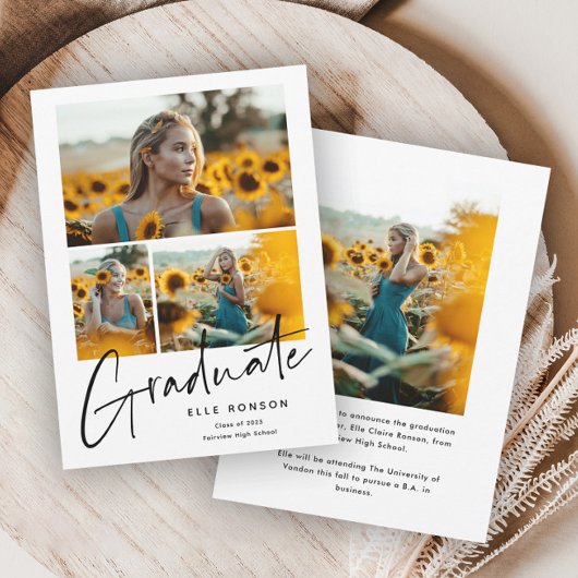 Moderner Abschluss für Drehbuch-Collage Ankündigung