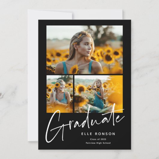 Moderner Abschluss für Drehbuch-Collage Ankündigung (Vorderseite)