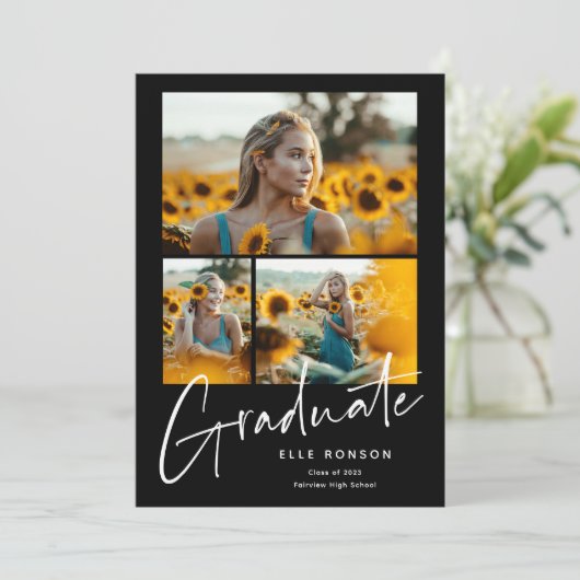 Moderner Abschluss für Drehbuch-Collage Ankündigung (Stehend Vorderseite)