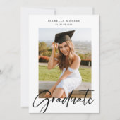 Moderner Abschluss für Drehbuch-Collage Einladung (Vorderseite)