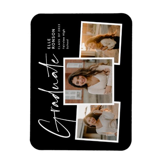 Moderner Abschluss für Drehbuch-Graduate Magnet (Vertikal)