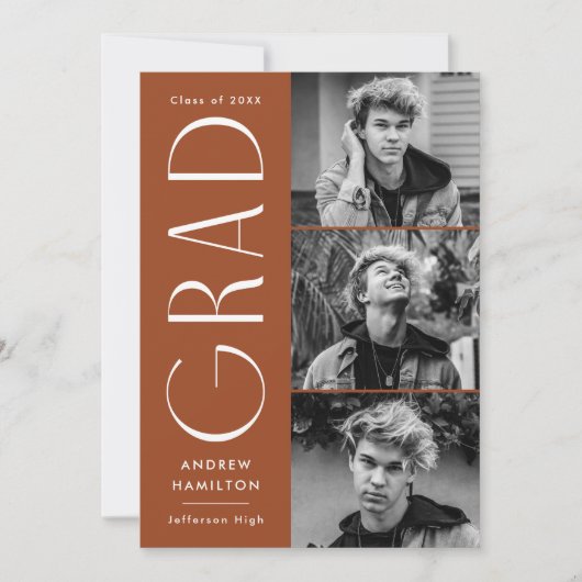 Moderner Abschluss für Einfachheit Rost 3 Fotolack Ankündigung (Vorderseite)