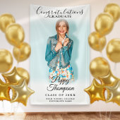 Moderner Abschluss für elegantes Script-Foto Banner