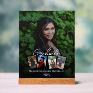 Moderner Abschluss für FotoCollage Acrylschild