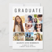 Moderner Abschluss für FotoCollage Ankündigung (Vorderseite)