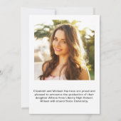 Moderner Abschluss für FotoCollage Ankündigung (Rückseite)