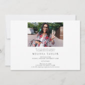 Moderner Abschluss für FotoCollage Ankündigung (Rückseite)