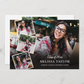 Moderner Abschluss für FotoCollage Ankündigung (Vorne/Hinten)