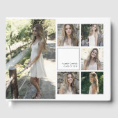 Moderner Abschluss für FotoCollage Gästebuch (Vorderseite)