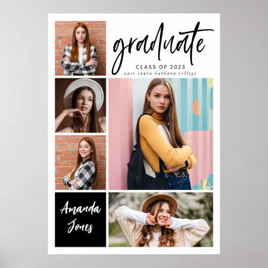 Moderner Abschluss für FotoCollage Poster (Vorne)