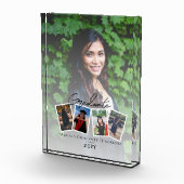 Moderner Abschluss für FotoCollage | Weiß Fotoblock (Rechts)