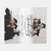 Moderner Abschluss für Fotosammlungen Fleecedecke (Vorderseite (Horizontal))