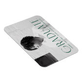 Moderner Abschluss für grünes Foto Magnet (Rechte Seite)