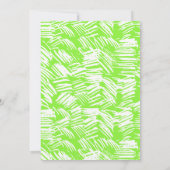 Moderner Abschluss für kaltgrün gestricheltes Foto Ankündigung (Rückseite)