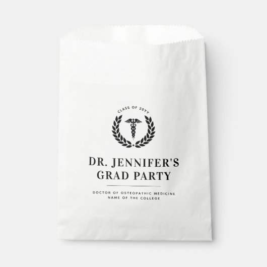 Moderner Abschluss für Medizintechnik Geschenktütchen (Vorderseite)