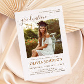 Moderner Abschluss für Minimalistisches Foto Ankündigung