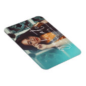 Moderner Abschluss für minimalistisches Foto Magnet (Rechte Seite)