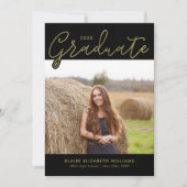 Moderner Abschluss für Schriftzeichen Ankündigung (Vorderseite)