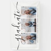 Moderner Abschluss für Script Calligraphy Drei Fot Banner (Vertikal)