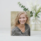 Moderner Abschluss für Skript-Foto (Stehend Vorderseite)