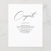 Moderner Abschluss für Skript-Foto (Rückseite)