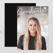 Moderner Abschluss für Skripte Foto Hochschule Ankündigung (Vorne/Hinten)